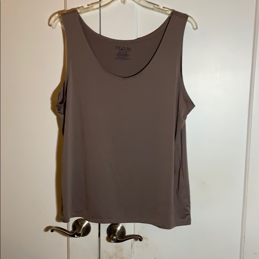 4X Fit For Me camisole / tank dark beige